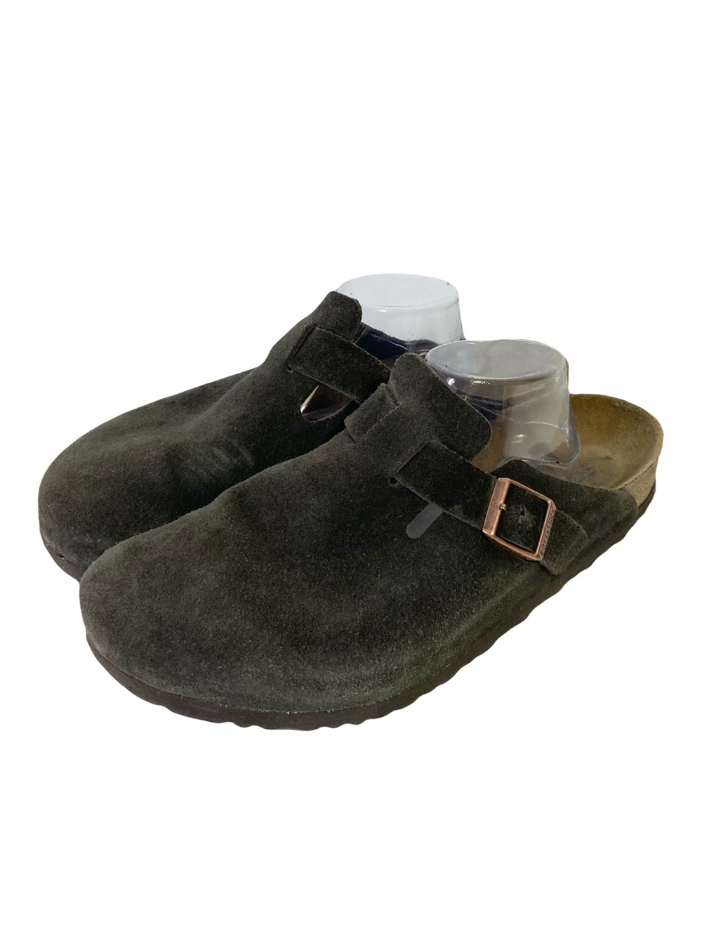BIRKENSTOCK Mules Sandals Men 13 Brown-Suede Boston